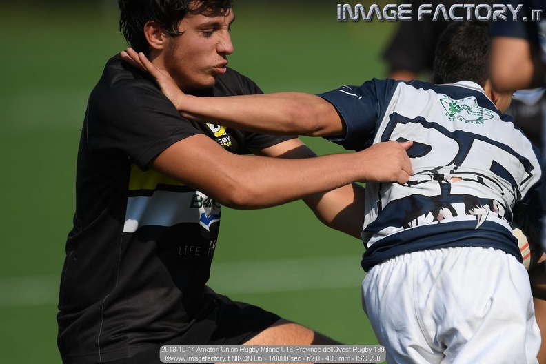 2018-10-14 Amatori Union Rugby Milano U16-Province dellOvest Rugby 139.jpg